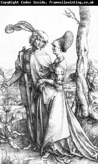 Albrecht Durer Young Couple Threatened by Death